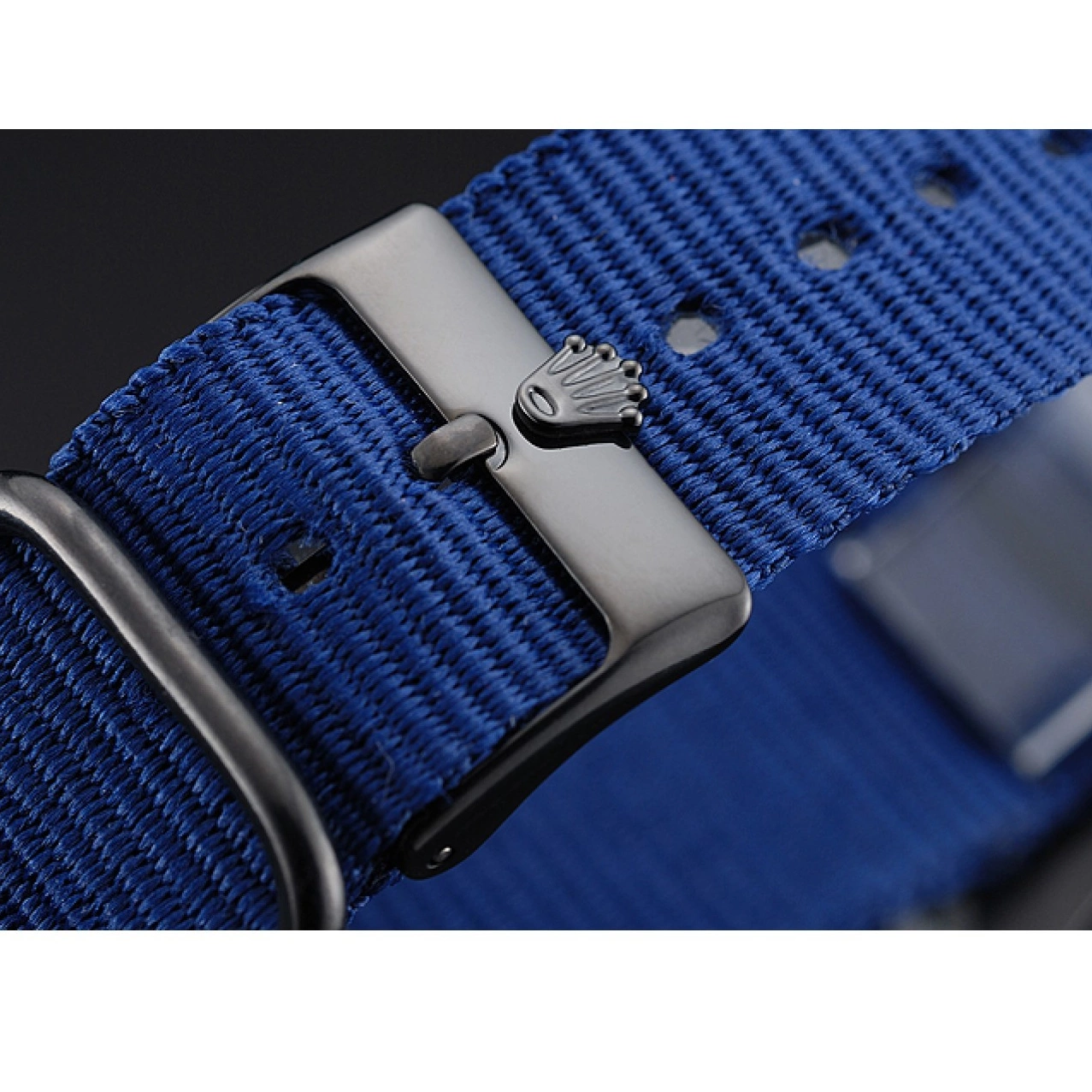 Aaa replica Nylon Milgauss Blue Strap Bamford Rolex 622005 0721